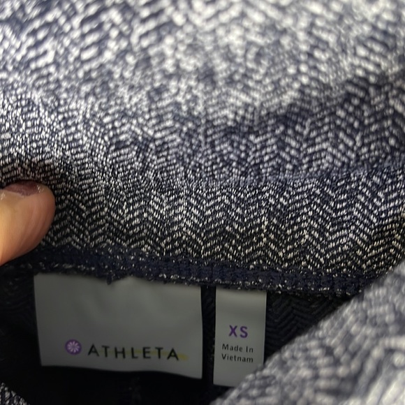 Athleta Pants & Jumpsuits | Athleta X Small Metro Textured Tight Gray - Picture 4 of 7